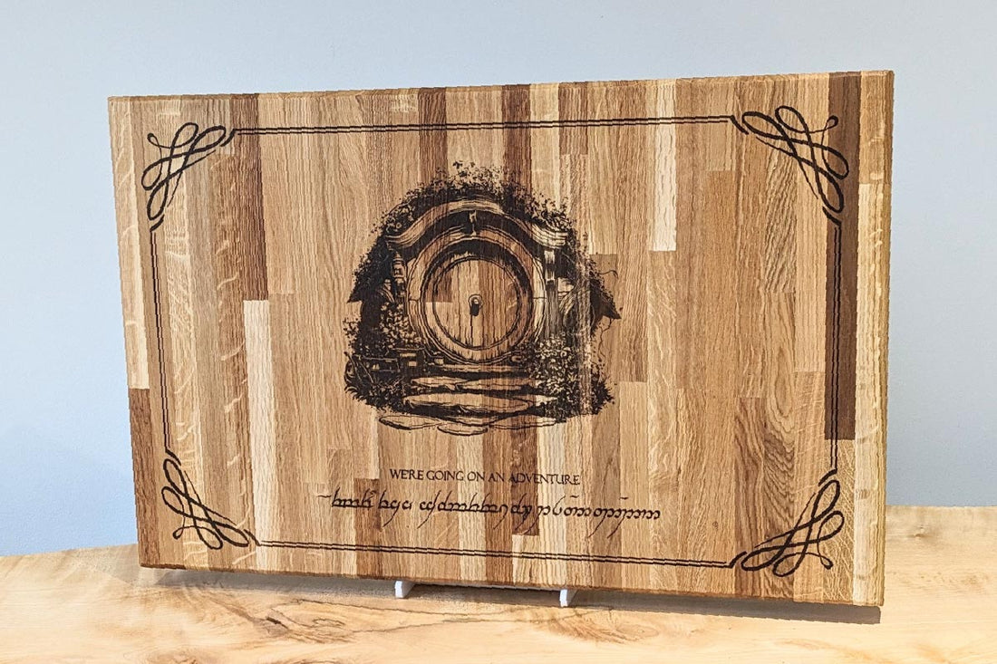 Personalised Solid Wood Chopping Board - Personalised Engraving
