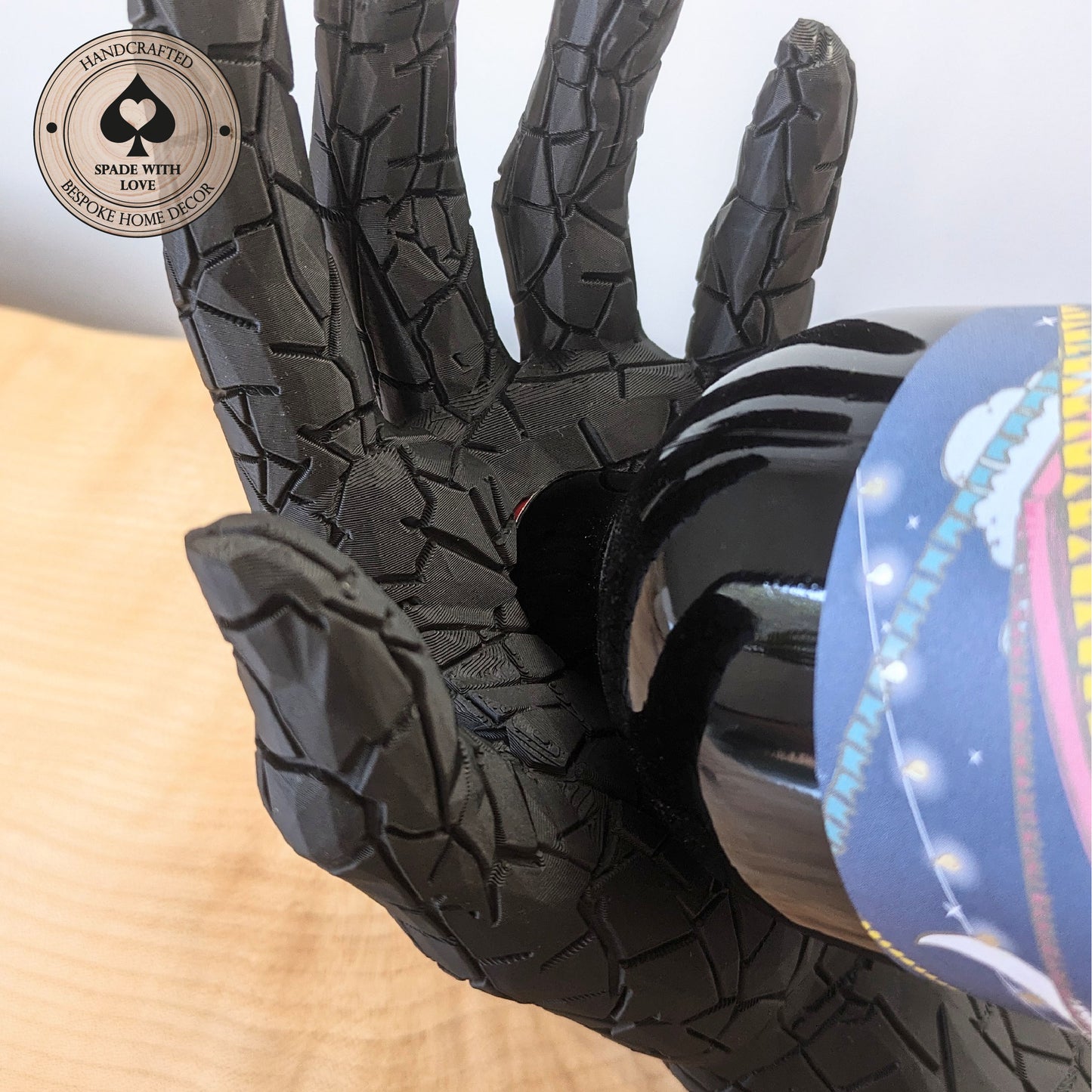 3d Printed Hand Wine Bottle Holder - Floating Wine Bottle