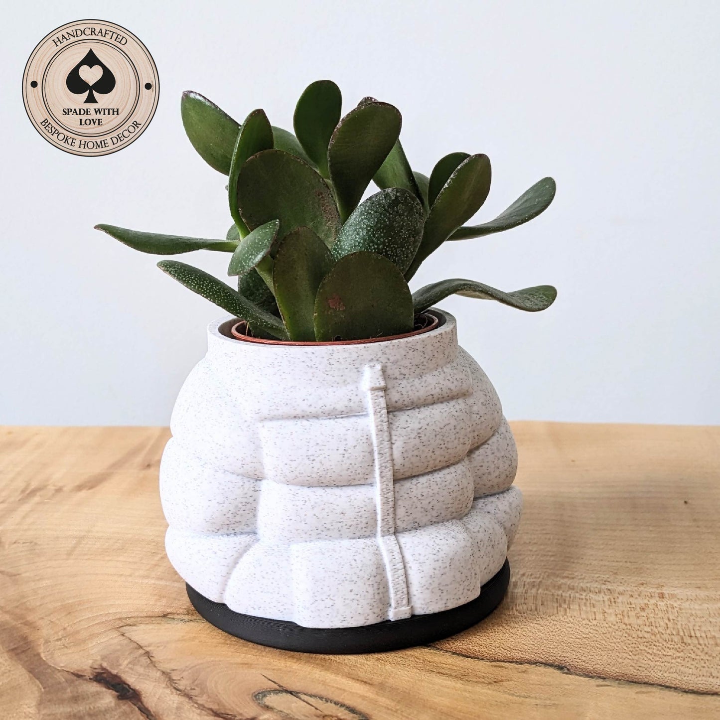 3d Printed Vase - Jacket Vase - Unique Vase - Puffer Jacket - Succulent Vase - 3d Printed Succulent Pot