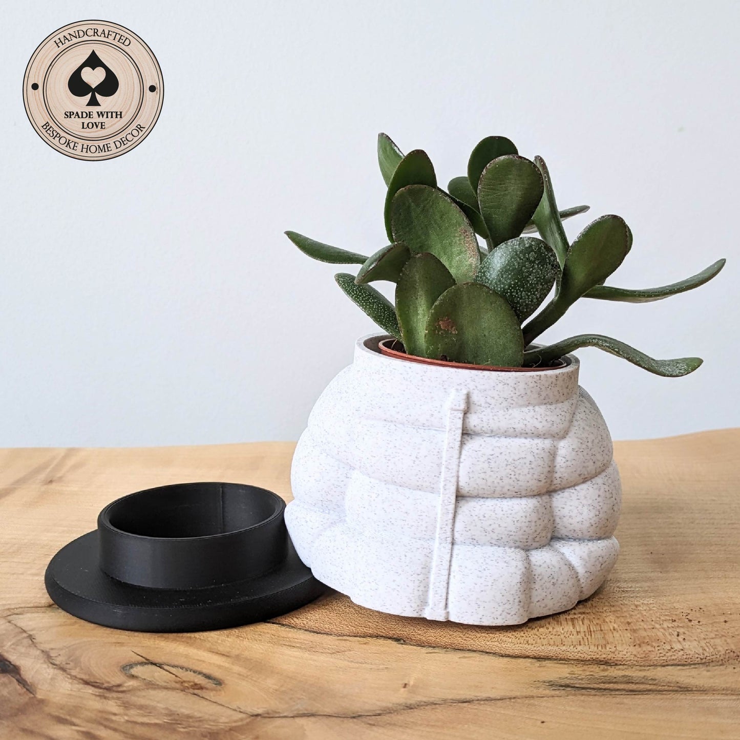 3d Printed Vase - Jacket Vase - Unique Vase - Puffer Jacket - Succulent Vase - 3d Printed Succulent Pot