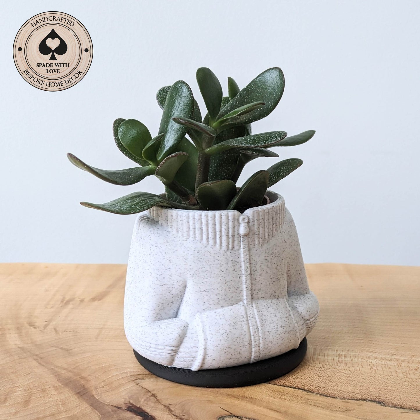 3d Printed Vase - Jacket Vase - Unique Vase - Sports Jacket - Succulent Vase - 3d Printed Succulent Pot