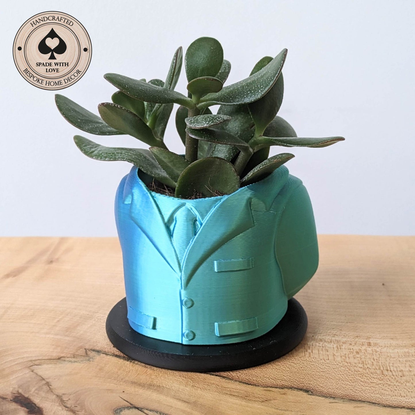 3d Printed Vase - Jacket Vase - Unique Vase - Suit Jacket- Succulent Vase - 3d Printed Succulent Pot