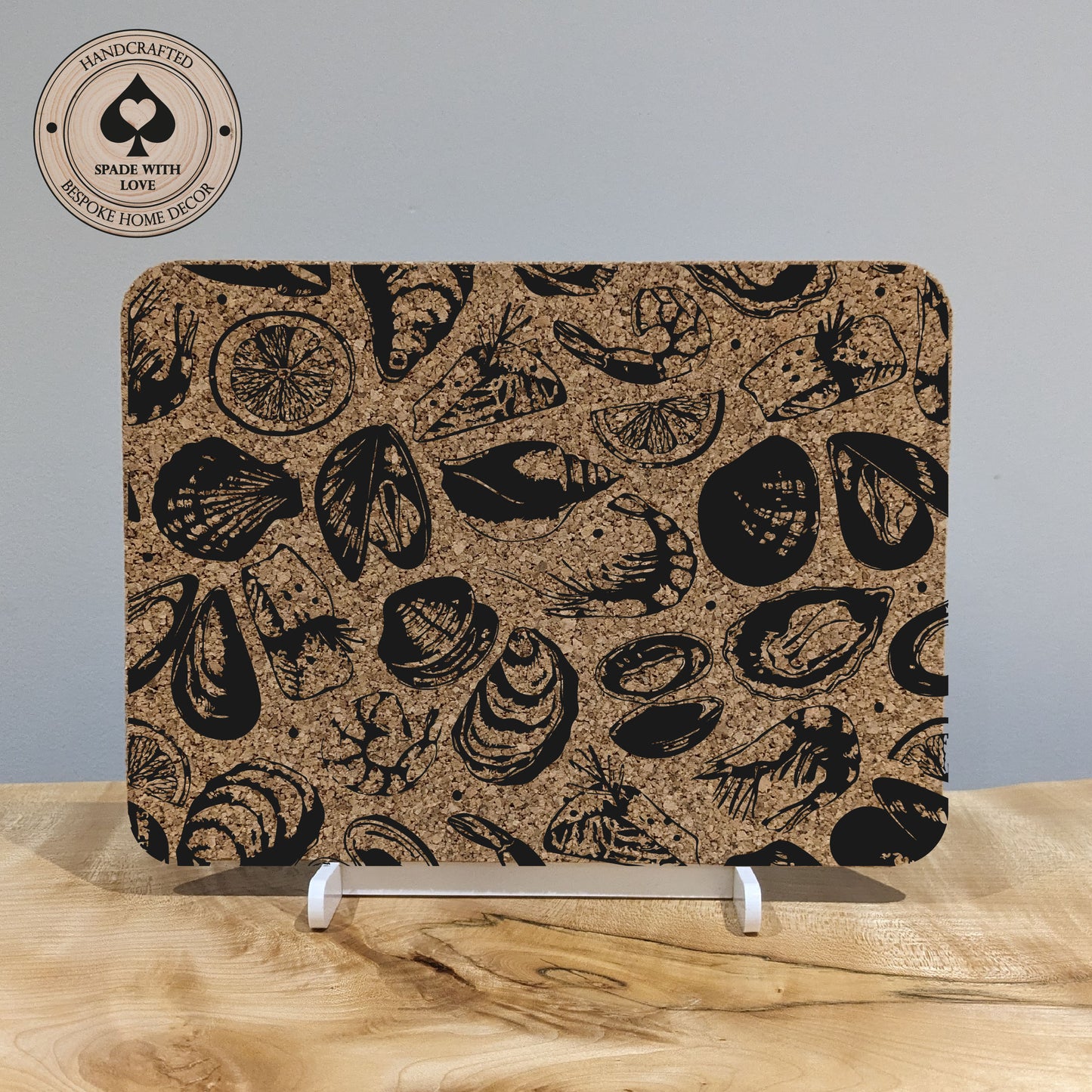 Cork Placemat and Coaster Set - 4 of Each