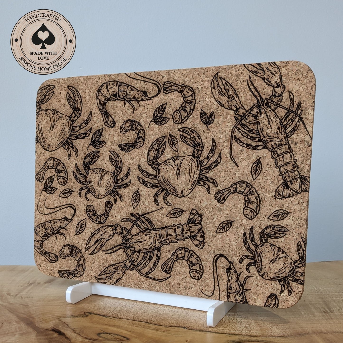 Laser Engraved Cork Placemat