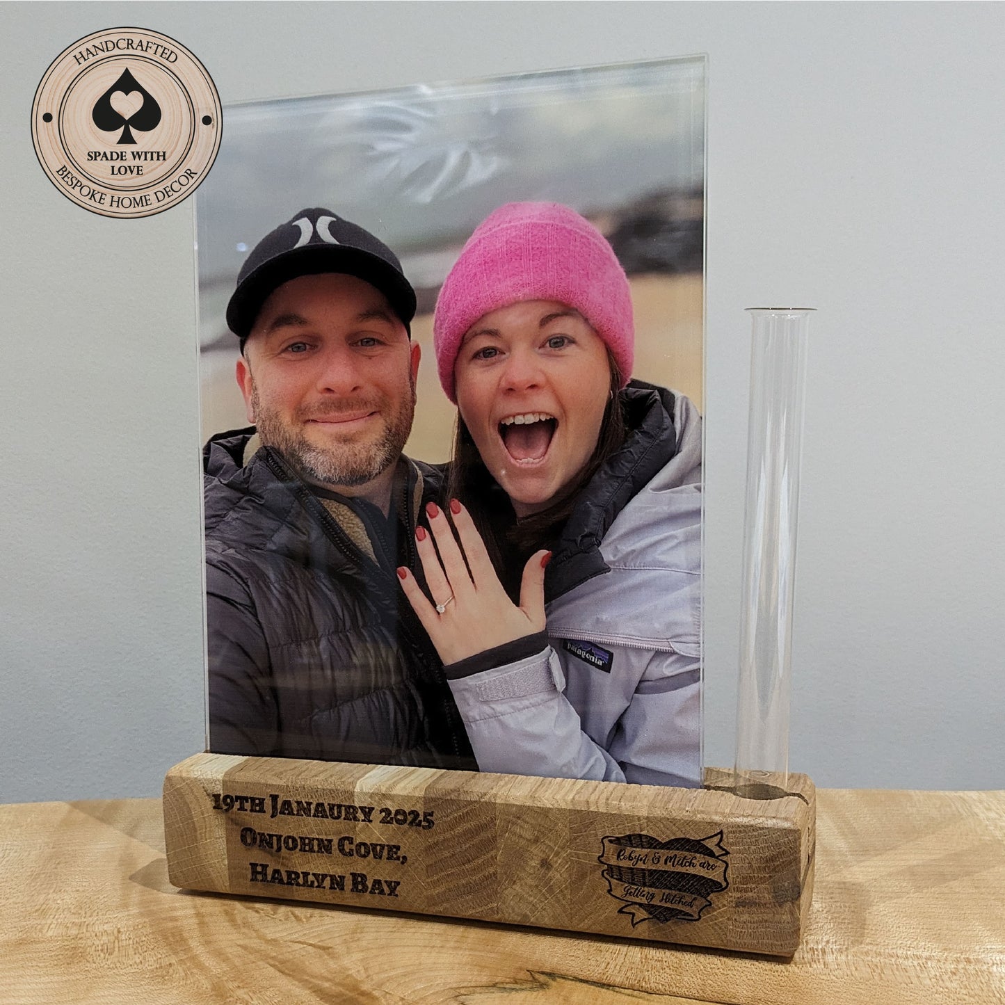Personalised Photo Gift - Personalised Wooden Gifts - Laser Engraved Wood Gift - Free Design Service