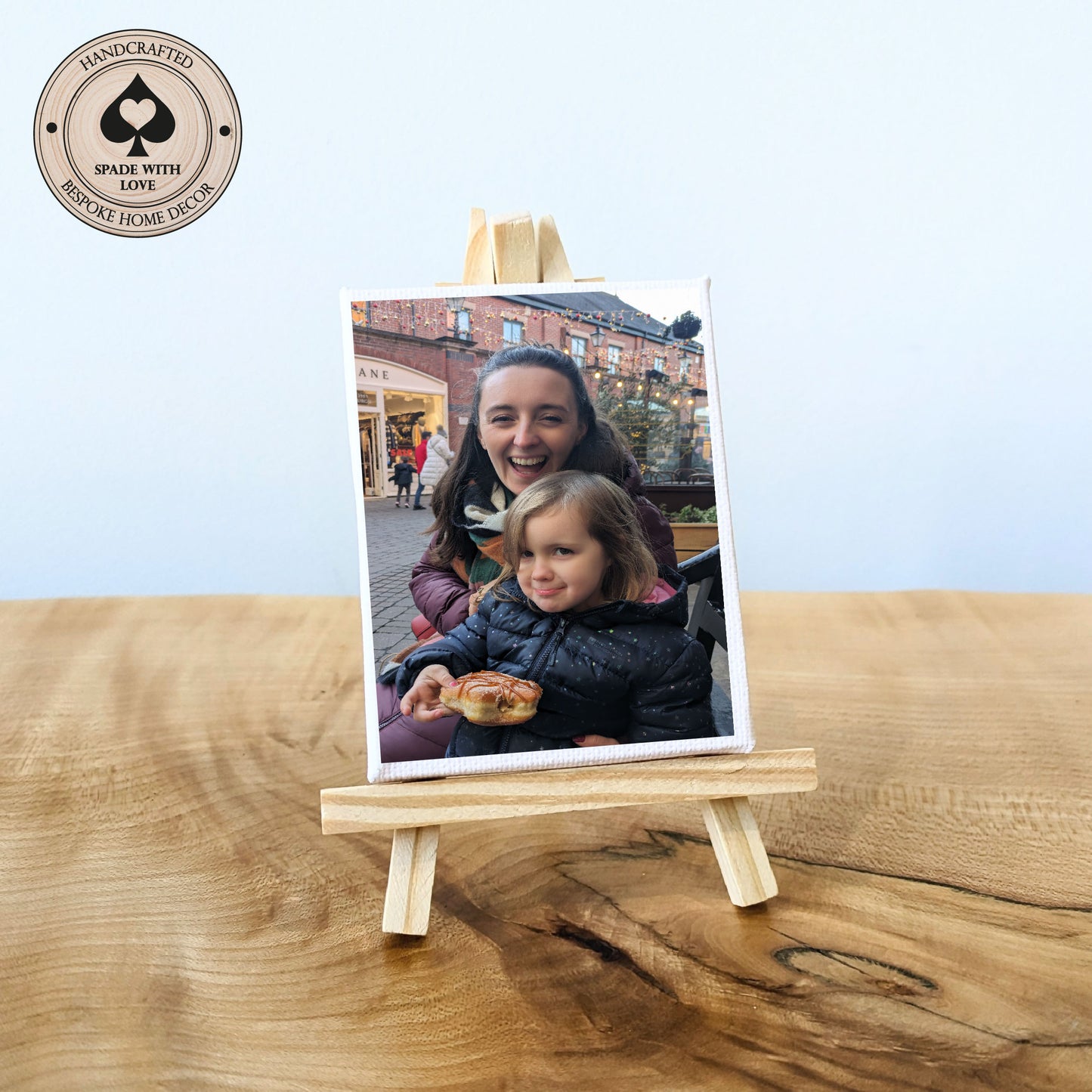 Small Canvas with Easel - Personalised with any photo - Family Gifts Photos