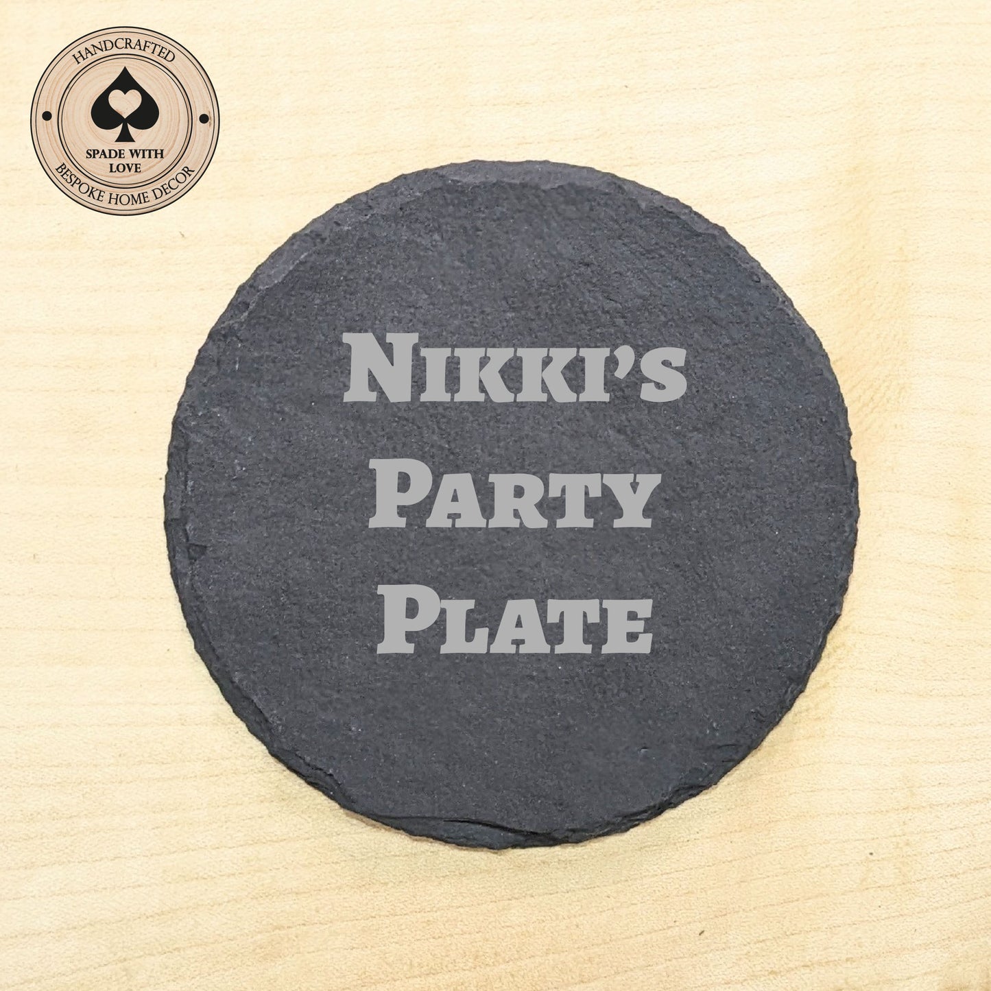 Charcuterie Wine Toppers - Personalised Slate Wine Toppers - Glass Toppers