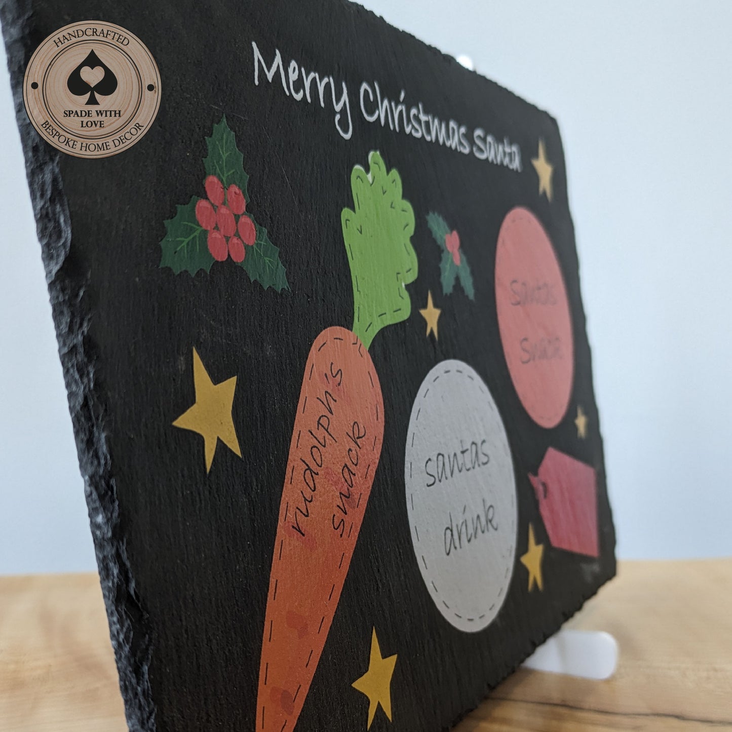Personalised Slate Santa Trays