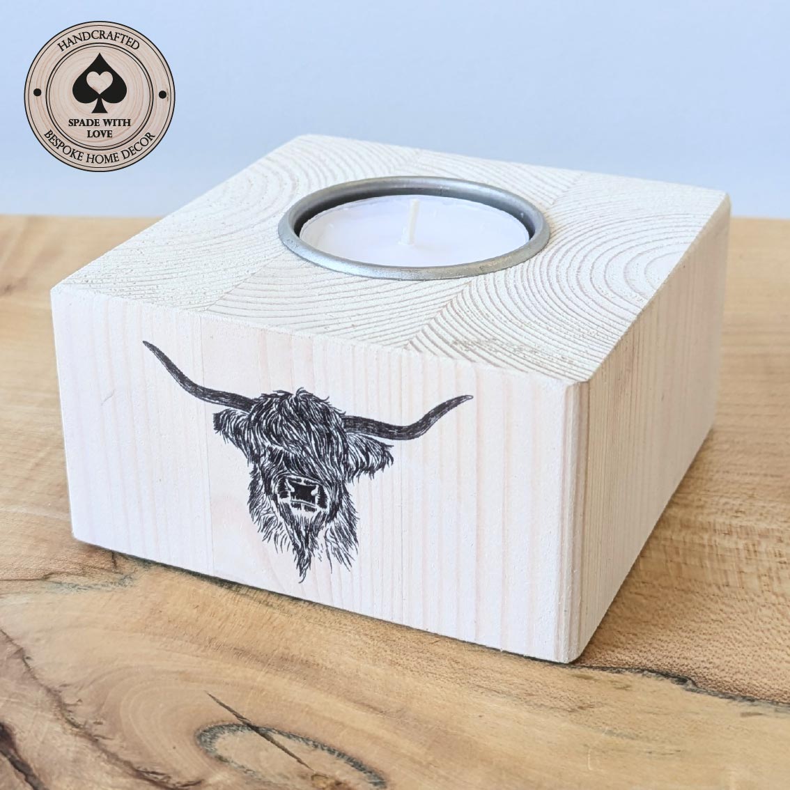 Pine Tealight Holders - Animal Tea light Holders - Any Animal Tea Lights - Custom Wooden Tea Light Holders