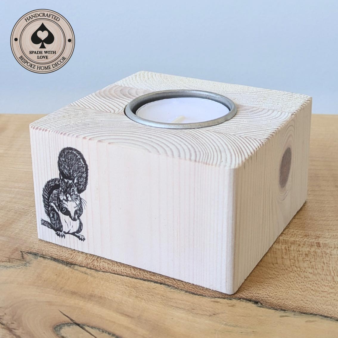 Pine Tealight Holders - Animal Tea light Holders - Any Animal Tea Lights - Custom Wooden Tea Light Holders