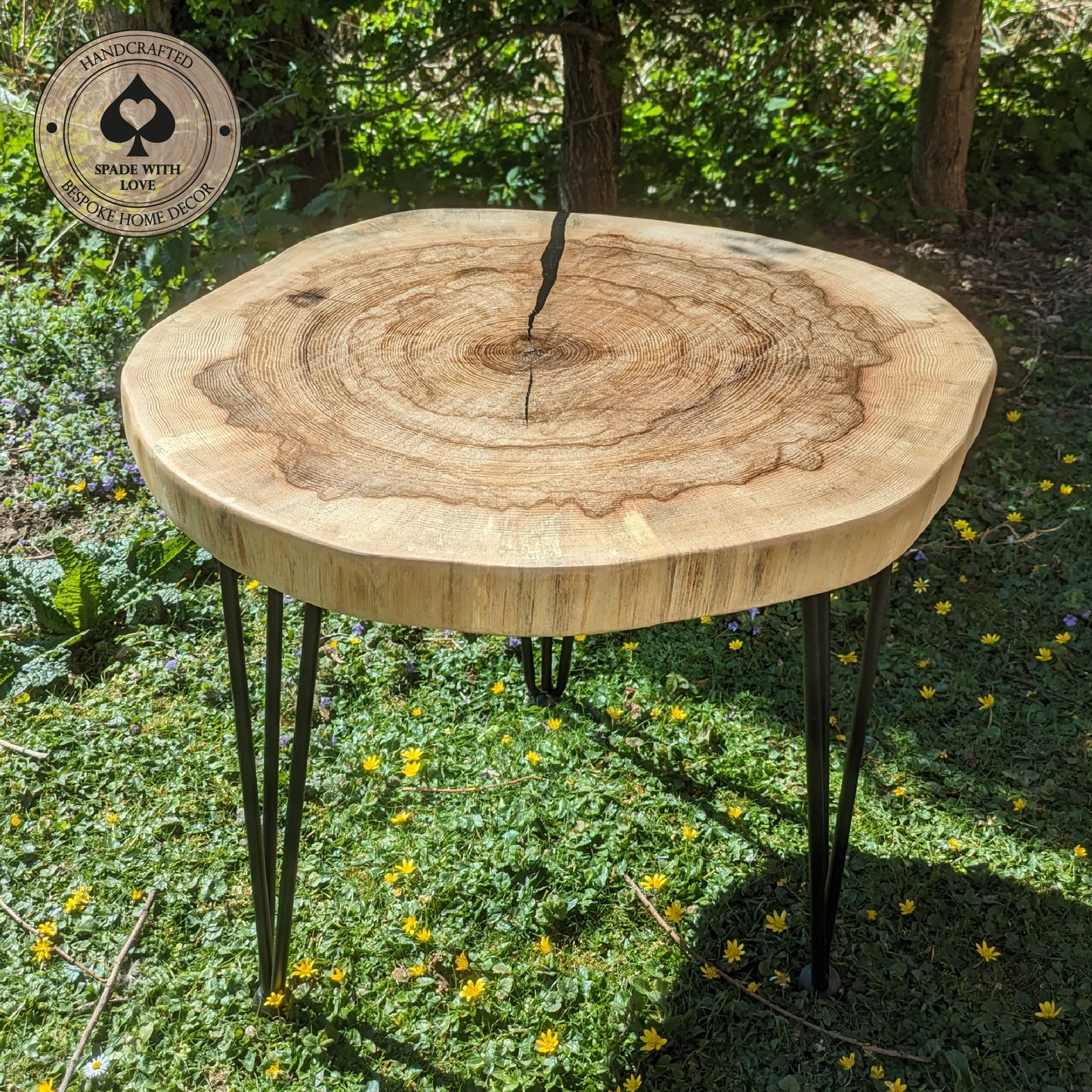Bespoke made Resin and Wood Side Tables - Pre Production Discounted Item