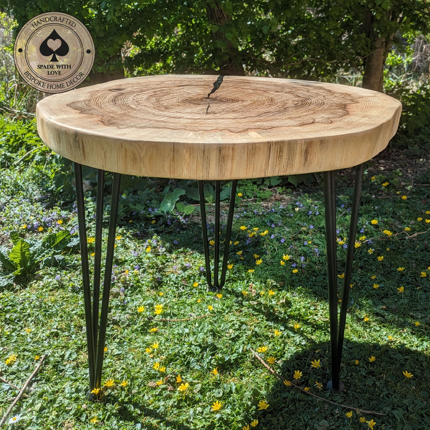 Bespoke made Resin and Wood Side Tables - Pre Production Discounted Item