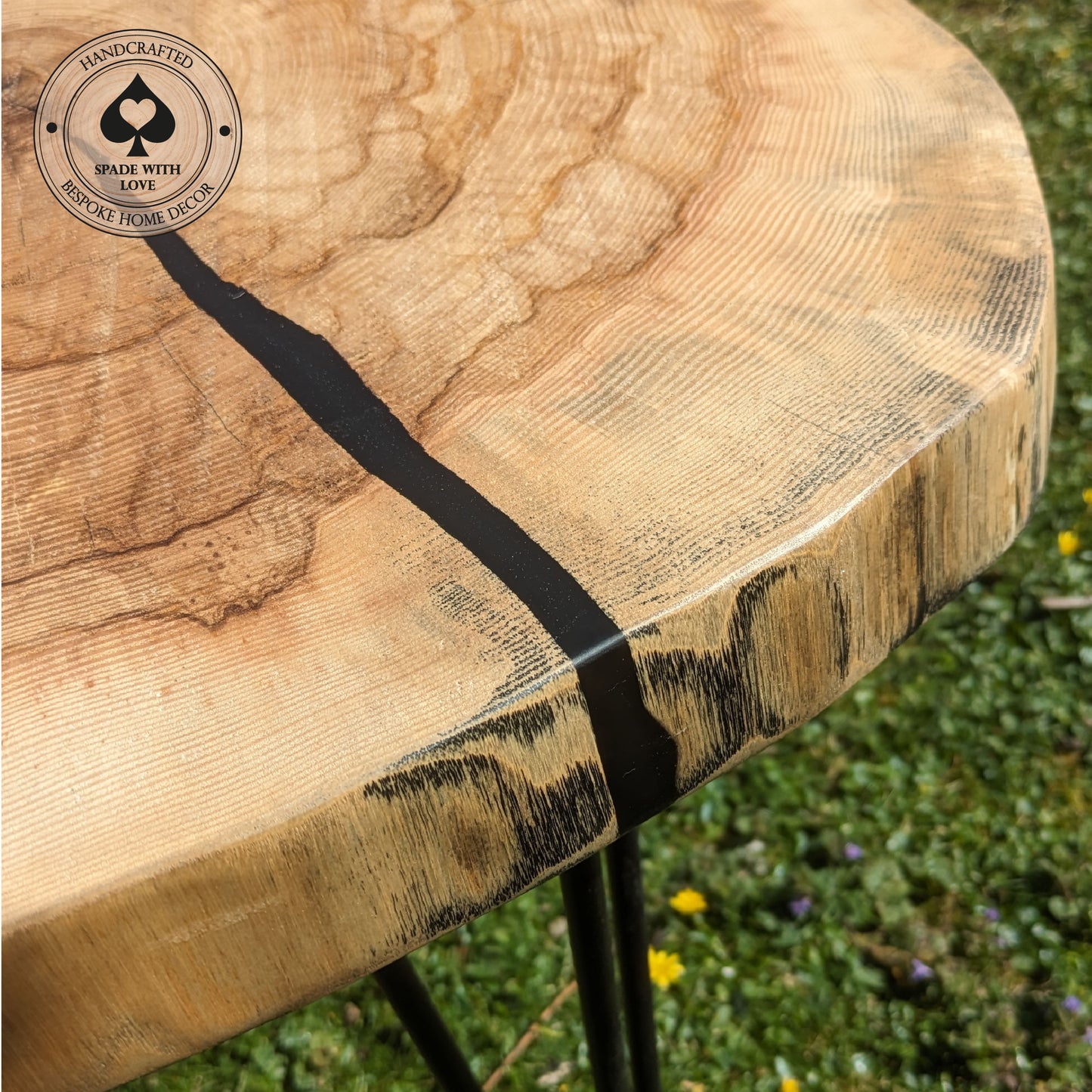 Bespoke made Resin and Wood Side Tables - Pre Production Discounted Item