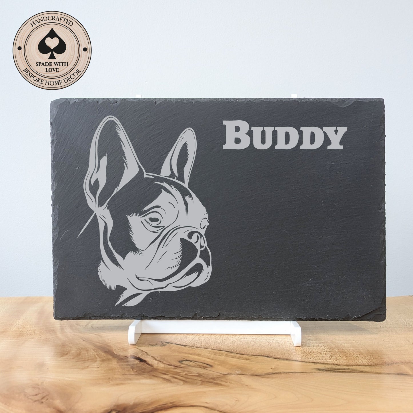 Slate Placemat. Personalised Dog Gift. Personalised placemat