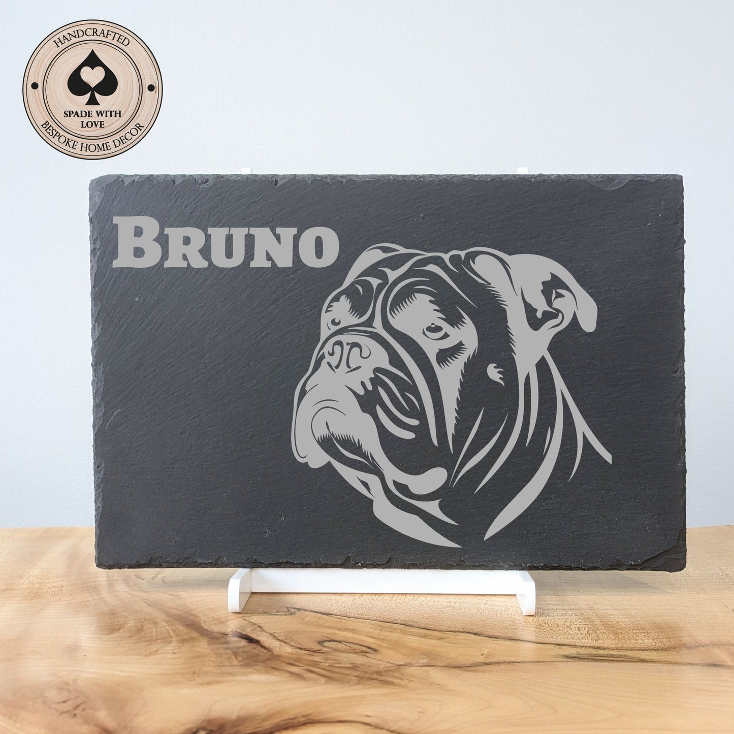 Slate Placemat. Personalised Dog Gift. Personalised placemat