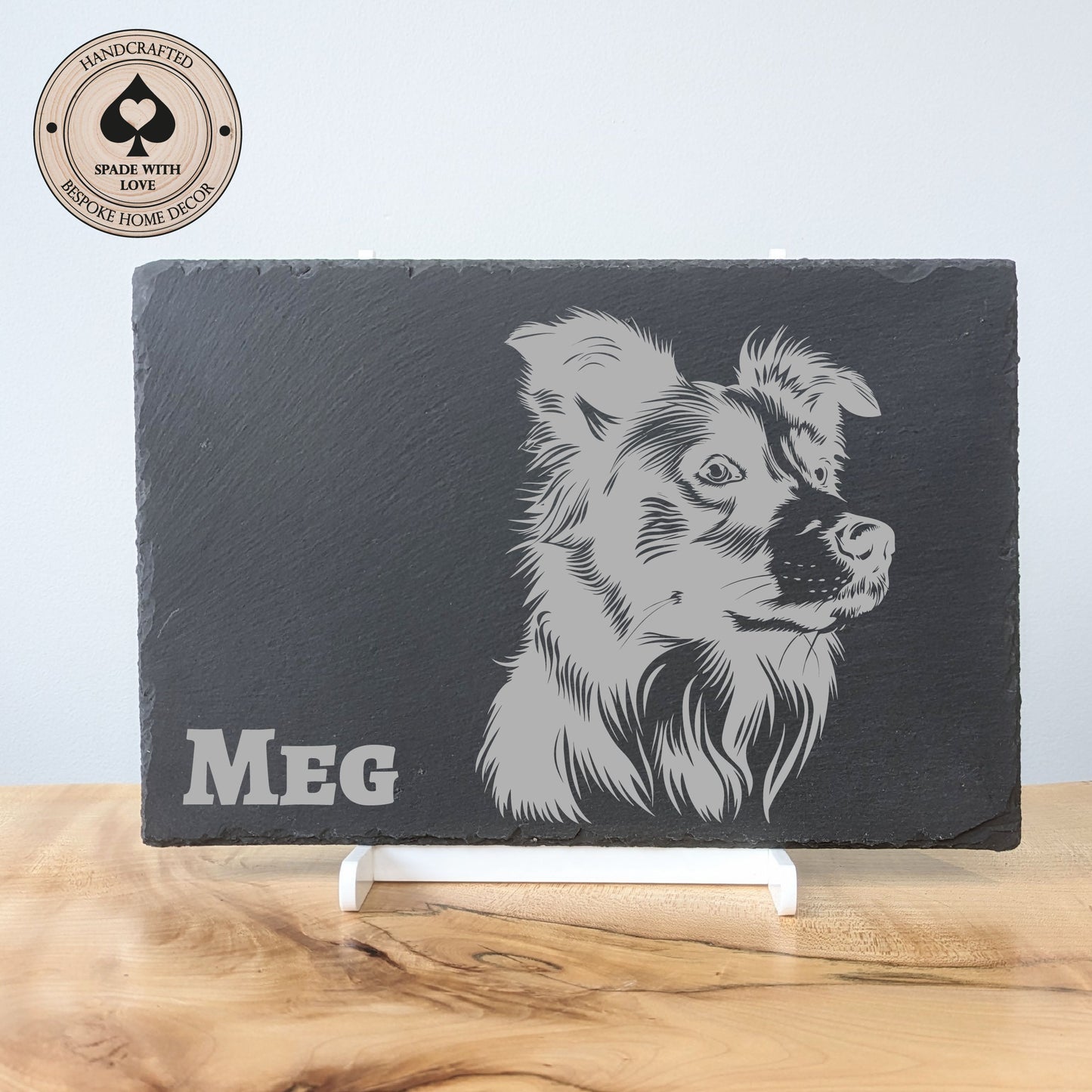 Slate Placemat. Personalised Dog Gift. Personalised placemat