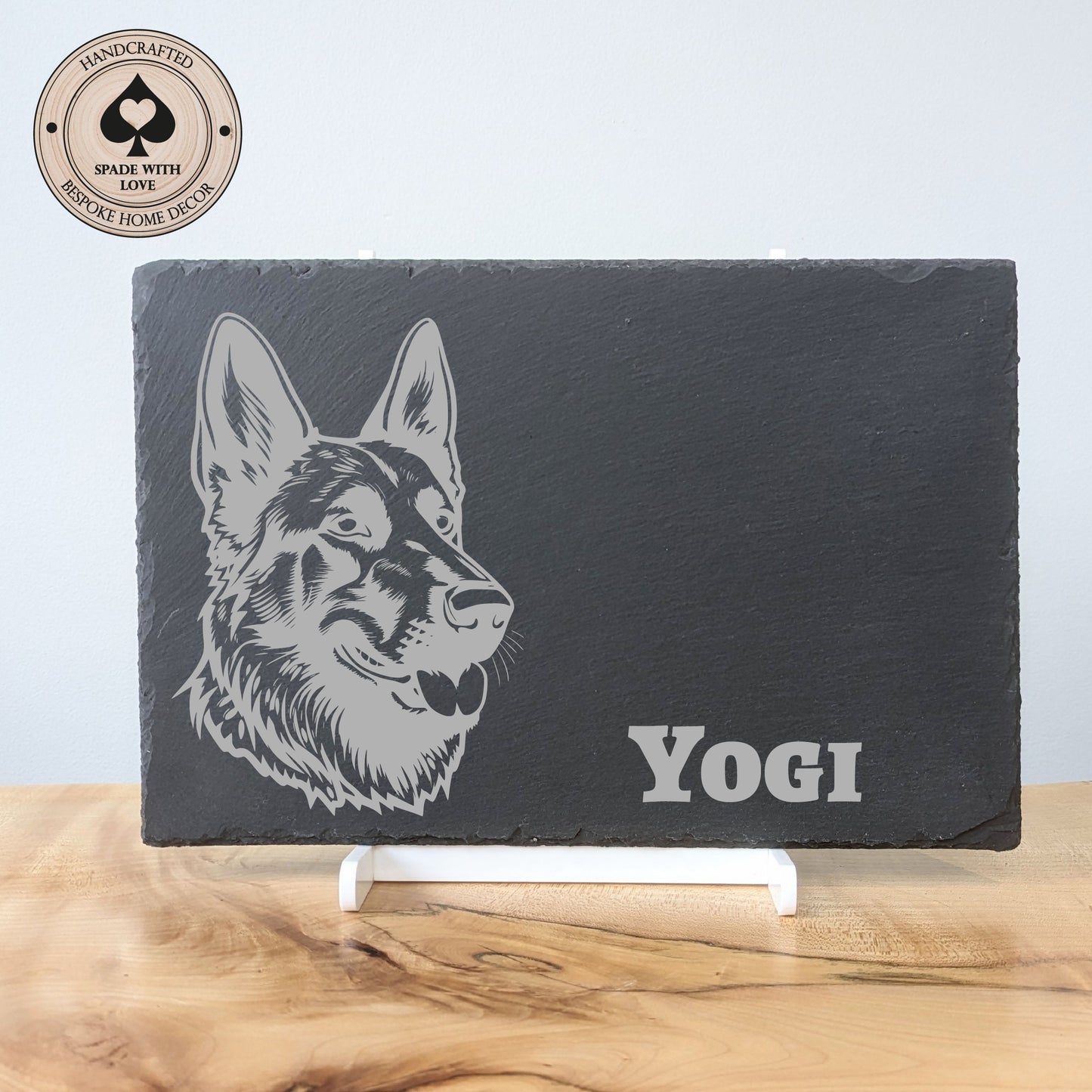 Slate Placemat. Personalised Dog Gift. Personalised placemat