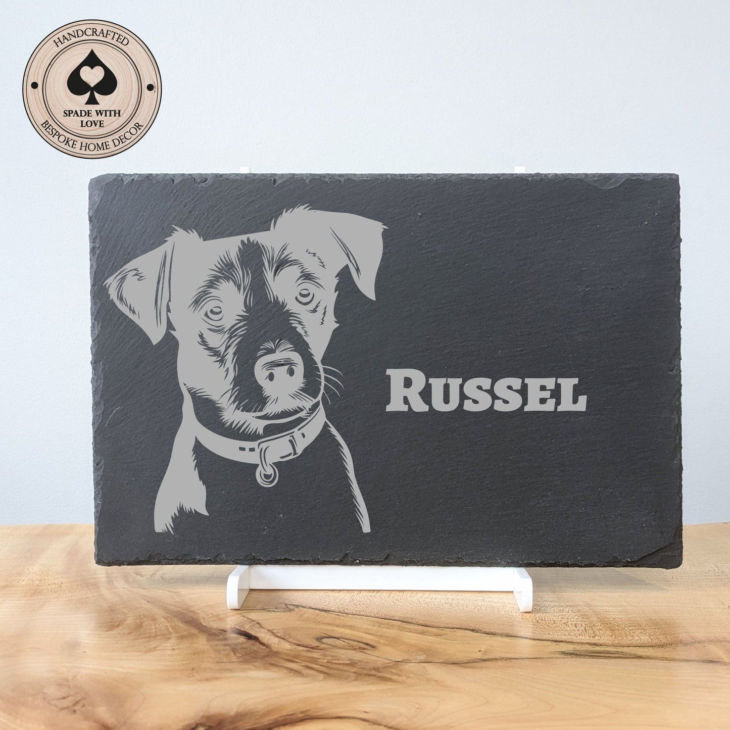 Slate Placemat. Personalised Dog Gift. Personalised placemat