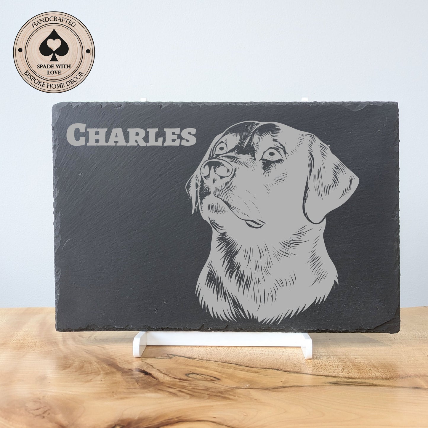 Slate Placemat. Personalised Dog Gift. Personalised placemat