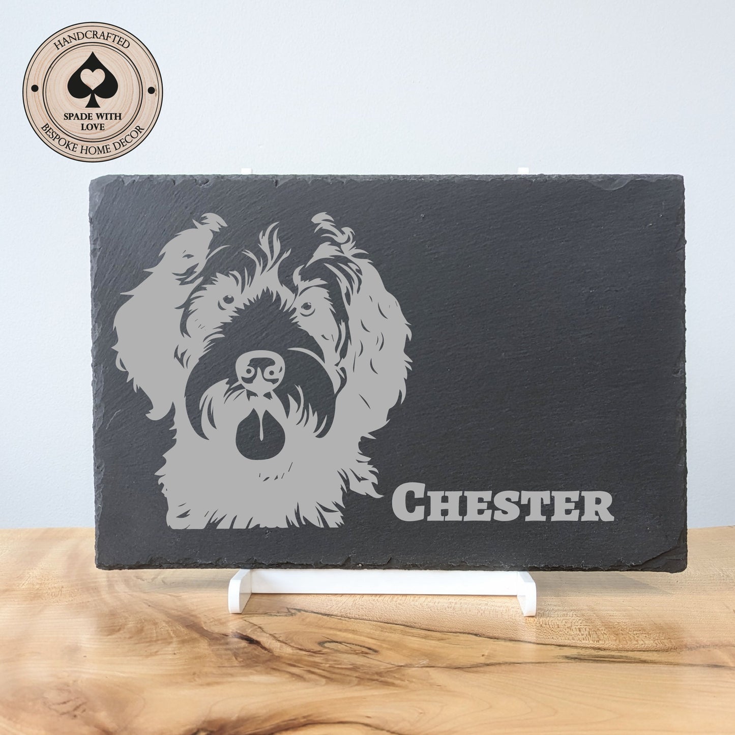 Slate Placemat. Personalised Dog Gift. Personalised placemat