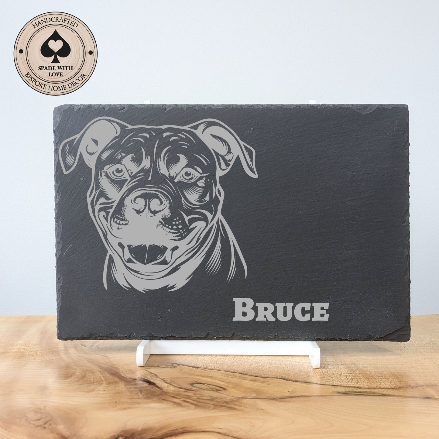 Slate Placemat. Personalised Dog Gift. Personalised placemat