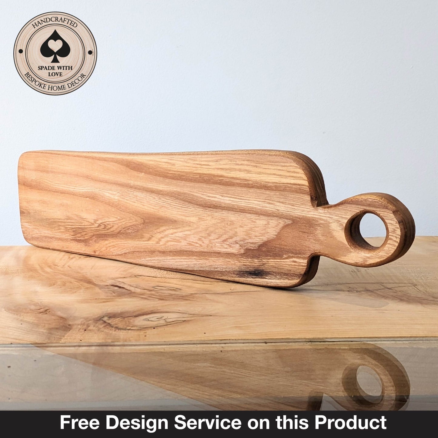 Solid Wood Serving Board - Personalised Serving Board - Custom Wooden Serving Board - Custom Design Serving Board