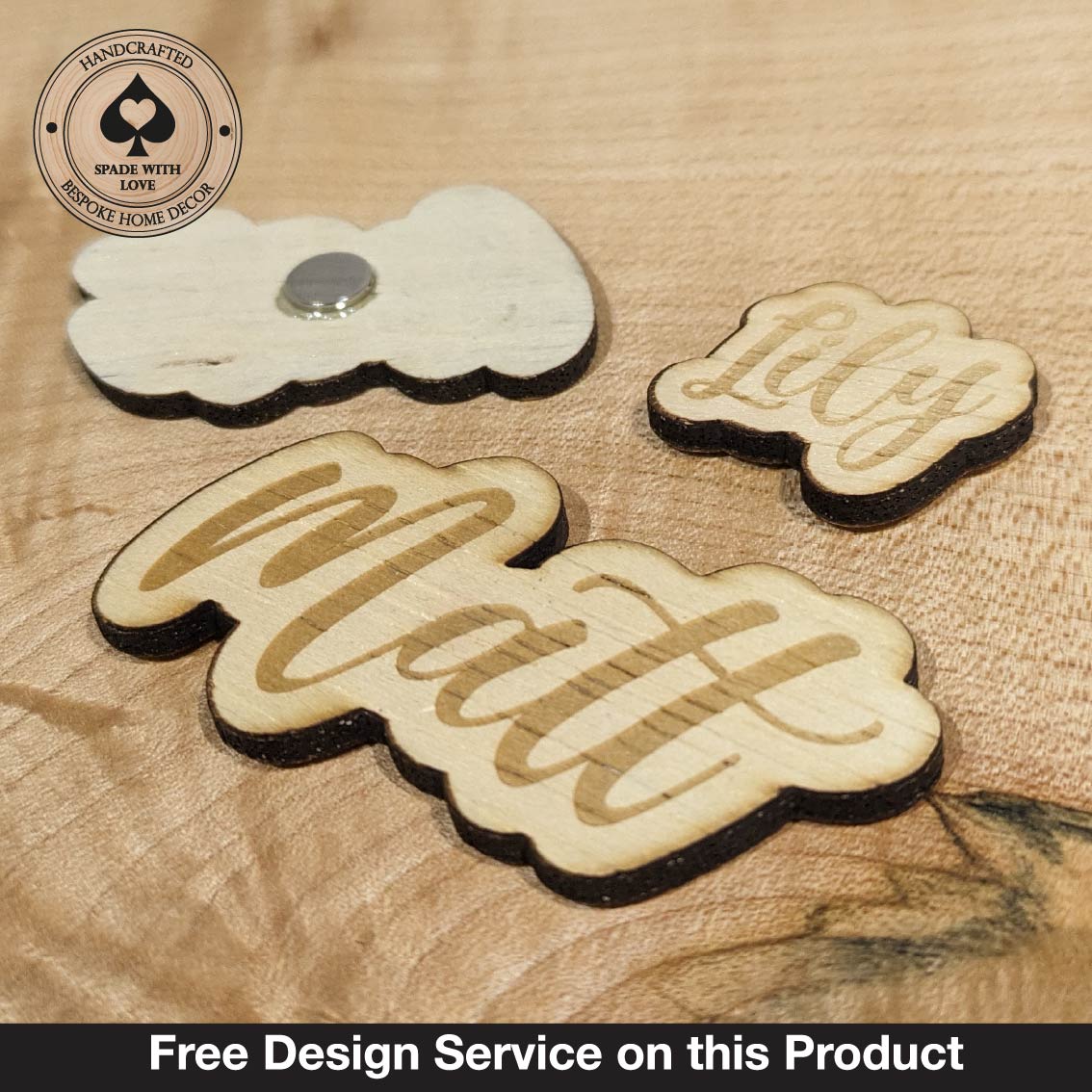 Wedding Image - Place Names- Laser Cut Plywood Names - Free Design Service