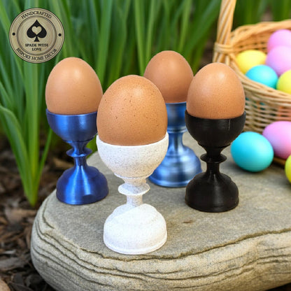 Classic 3d Printed Egg Cup. Coloured egg cups. Easter Gifts. Egg Holders