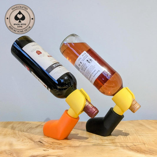 3d Printed Lego Arm Wine Bottle Holder - Floating Wine Bottle - Lego Gifts