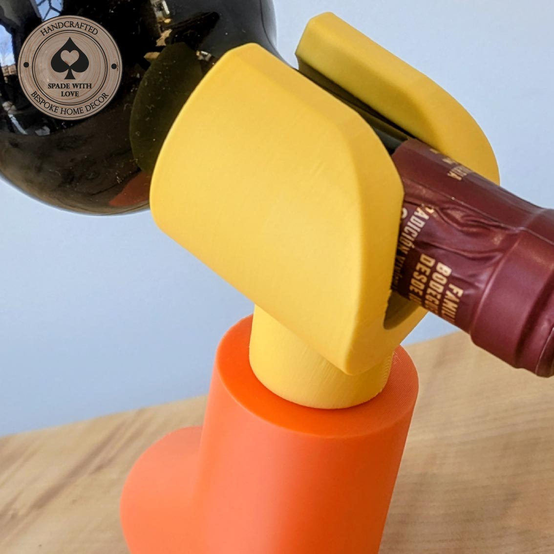 3d Printed Lego Arm Wine Bottle Holder - Floating Wine Bottle - Lego Gifts