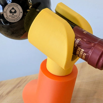 3d Printed Lego Arm Wine Bottle Holder - Floating Wine Bottle - Lego Gifts