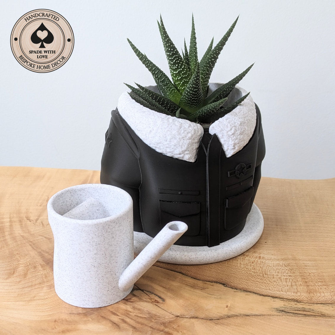 3d Printed Vase - Jacket Vase - Unique Vase - Aviator Vase - Succulent Vase - 3d Printed Succulent Pot
