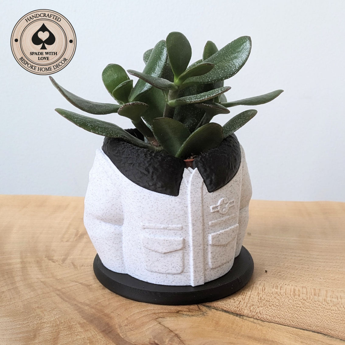 3d Printed Vase - Jacket Vase - Unique Vase - Aviator Vase - Succulent Vase - 3d Printed Succulent Pot