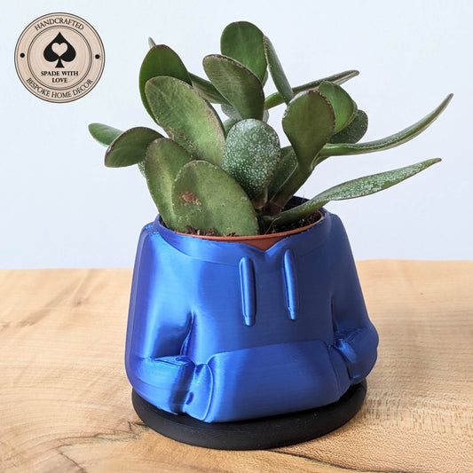 3d Printed Vase - Jacket Vase - Unique Vase - Hoodie Plant Pot - Succulent Vase - 3d Printed Succulent Pot