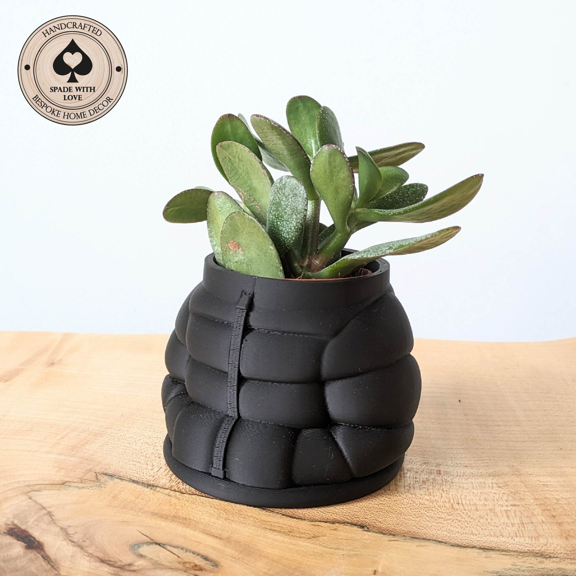 3d Printed Vase - Jacket Vase - Unique Vase - Puffer Jacket - Succulent Vase - 3d Printed Succulent Pot