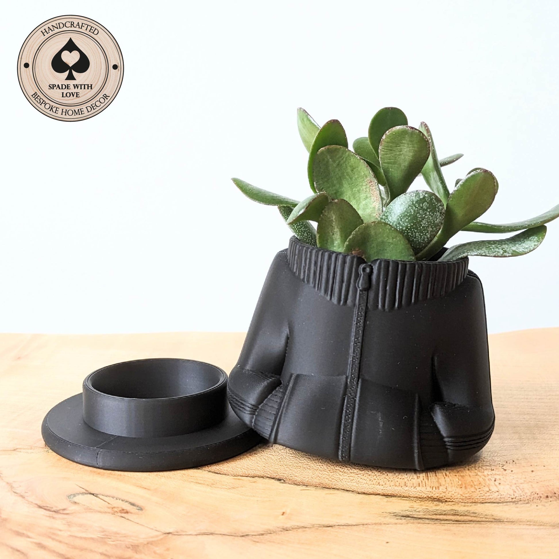 3d Printed Vase - Jacket Vase - Unique Vase - Sports Jacket - Succulent Vase - 3d Printed Succulent Pot