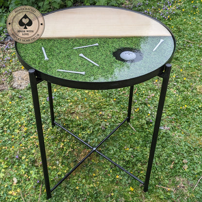 Personalised Resin Side - End Tables - Golf