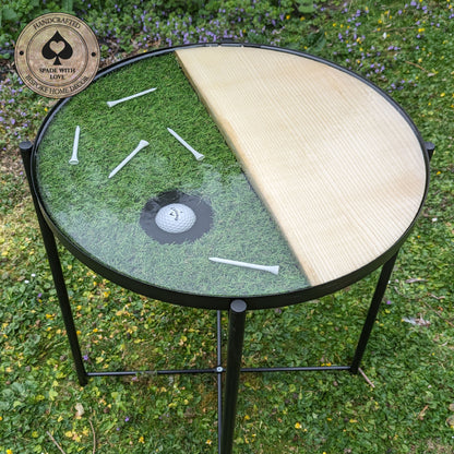 Personalised Resin Side - End Tables - Golf