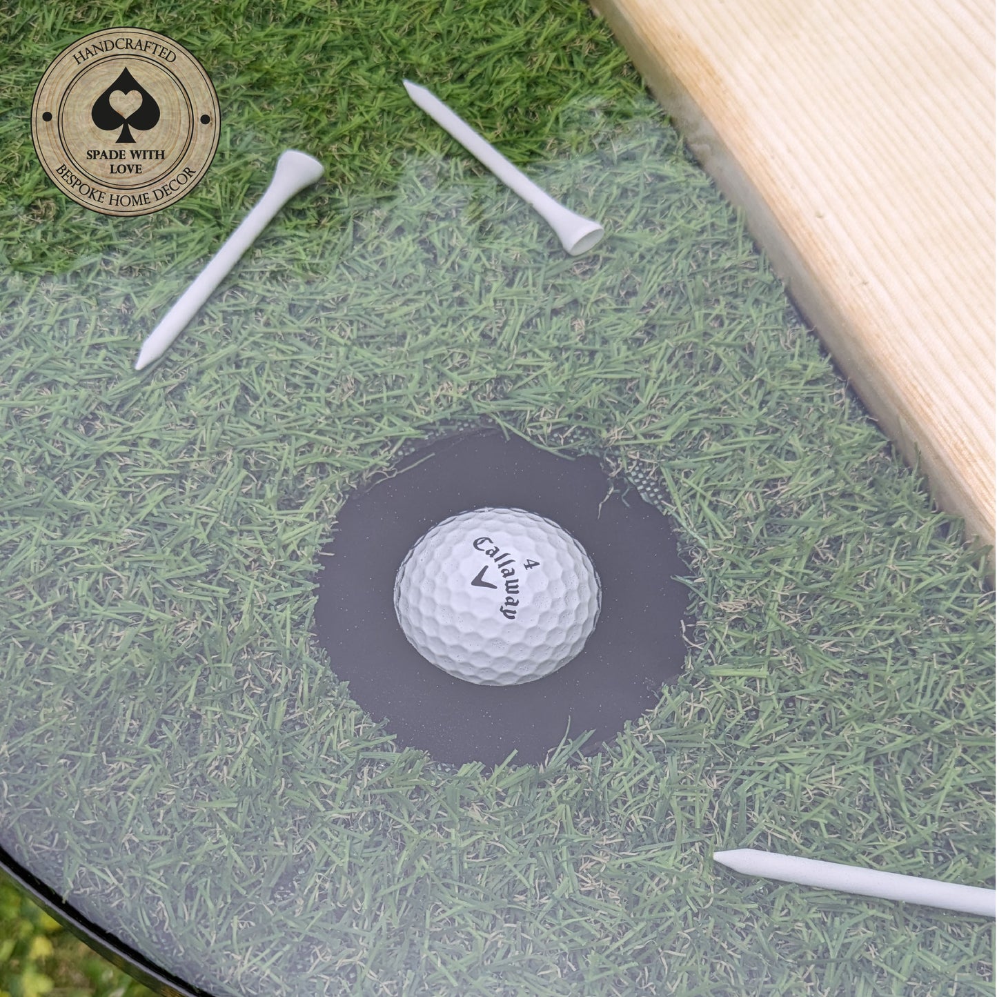 Personalised Resin Side - End Tables - Golf