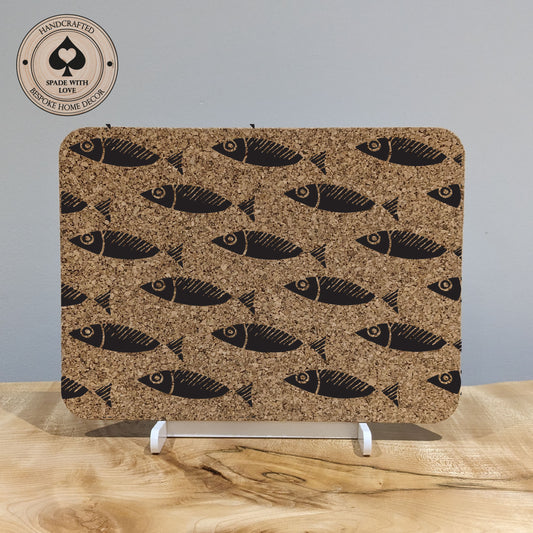 Cork Placemat and Coaster Set - 4 of Each