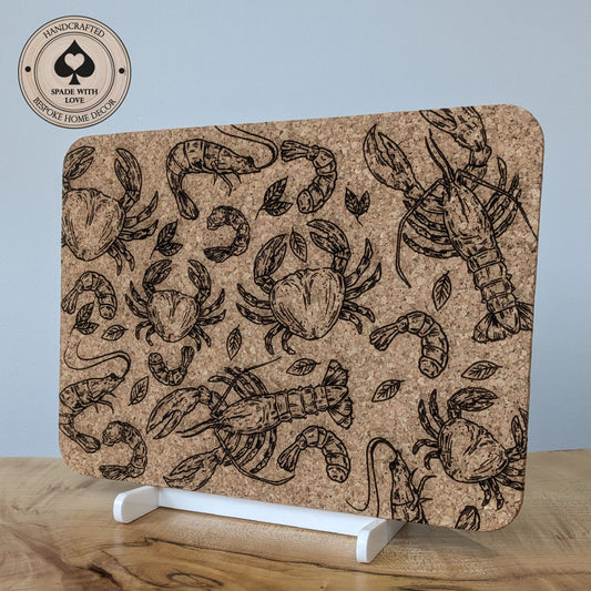 Laser Engraved Cork Placemat