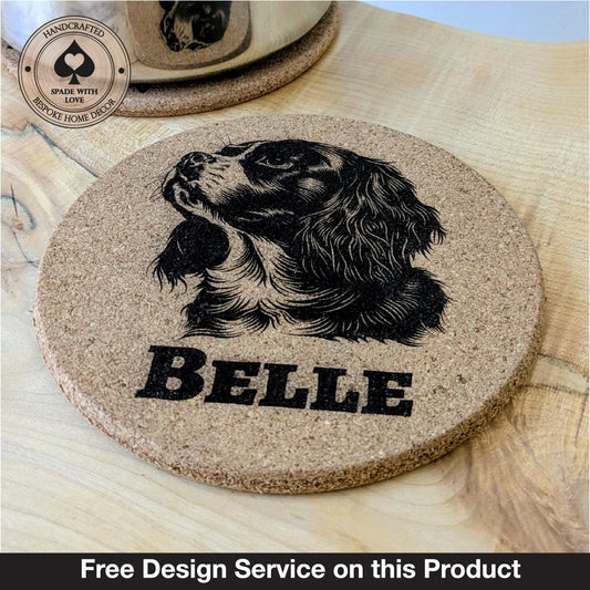 Custom Cork Trivet - Custom Cork Heat Mat - Heat Mat - Custom Dog Trivet
