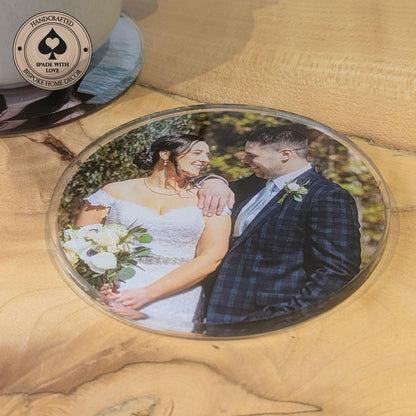 Custom printed acrylic coasters - any photo coasters - photo gift