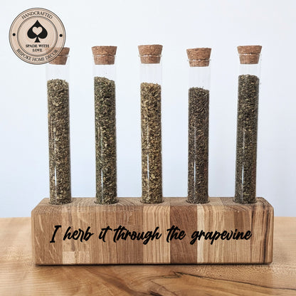 SpiceHerbs and Spice Rack - Herb Holder - Spice Holder - Personalised Spice Rack 4