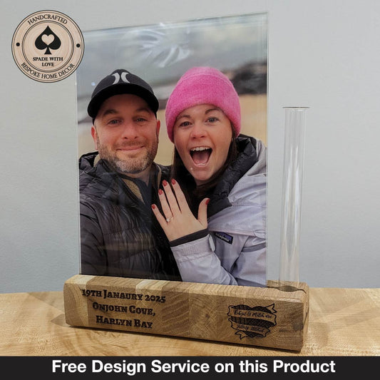 Personalised Photo Gift - Personalised Wooden Gifts - Laser Engraved Wood Gift - Free Design Service