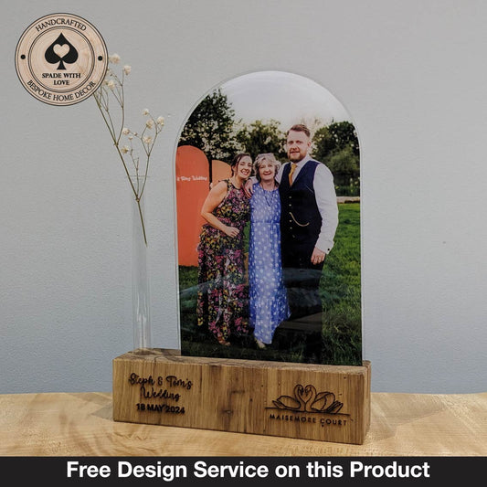 Personalised Wedding Table Centres - Personalised Wedding Items - Free Design Service