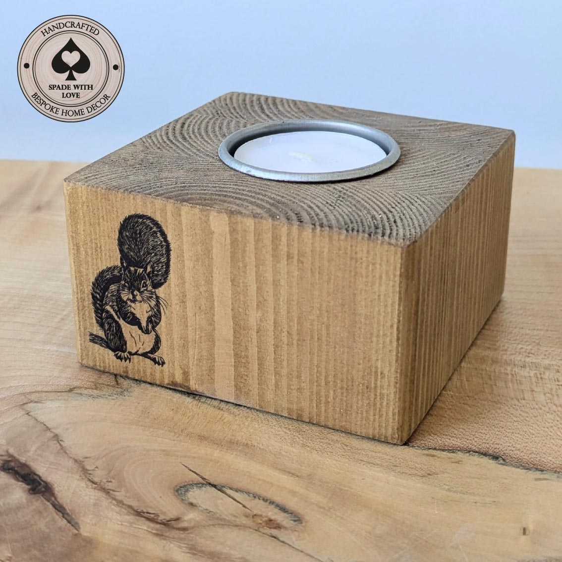 Pine Tealight Holders - Animal Tea light Holders - Any Animal Tea Lights - Custom Wooden Tea Light Holders