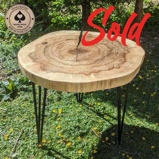 Bespoke made Resin and Wood Side Tables - Pre Production Discounted Item