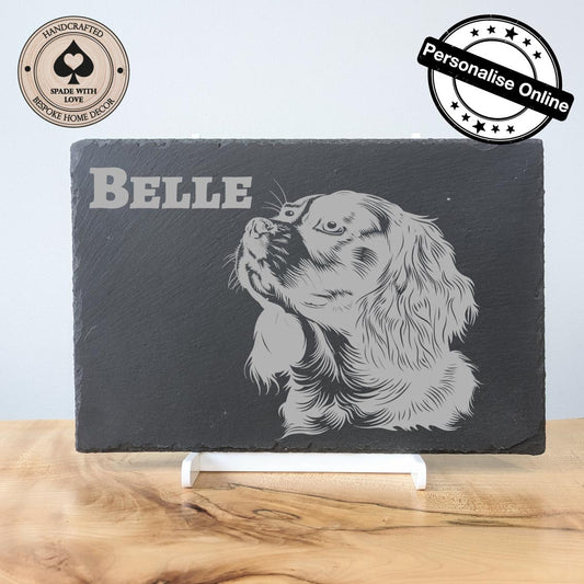 Slate Placemat. Personalised Dog Gift. Personalised placemat