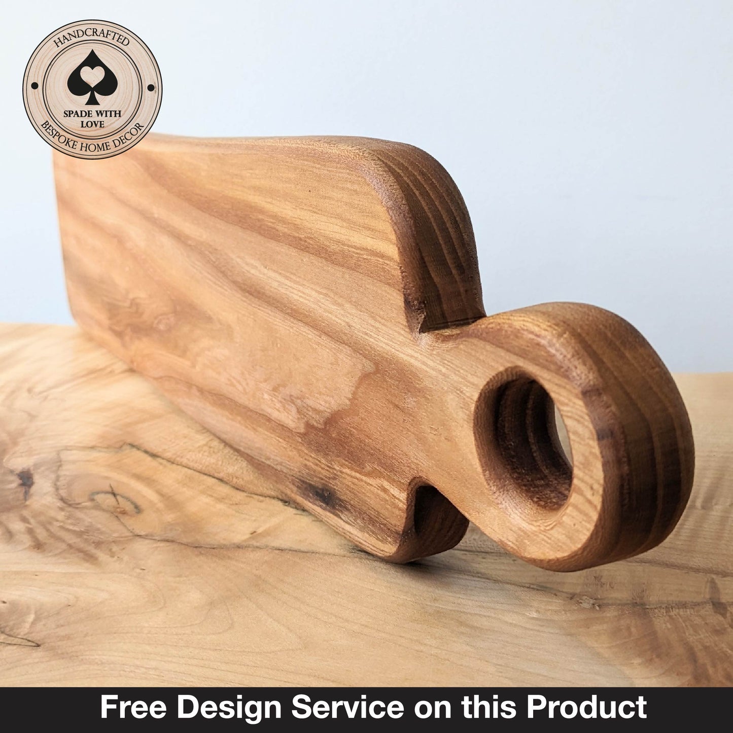 Solid Wood Serving Board - Personalised Serving Board - Custom Wooden Serving Board - Custom Design Serving Board